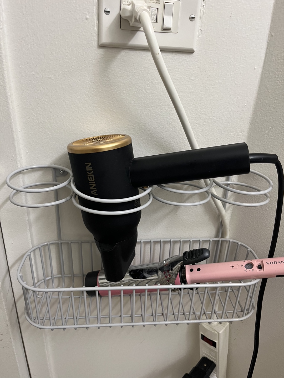 Hair Tool Organizer - Bathroom Storage Basket - photo 2
