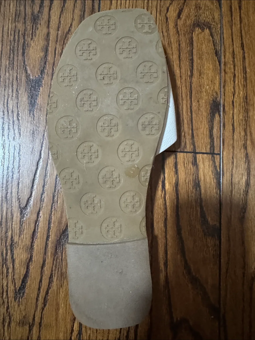 Tory Burch White Leather Sandals image indicator(2)