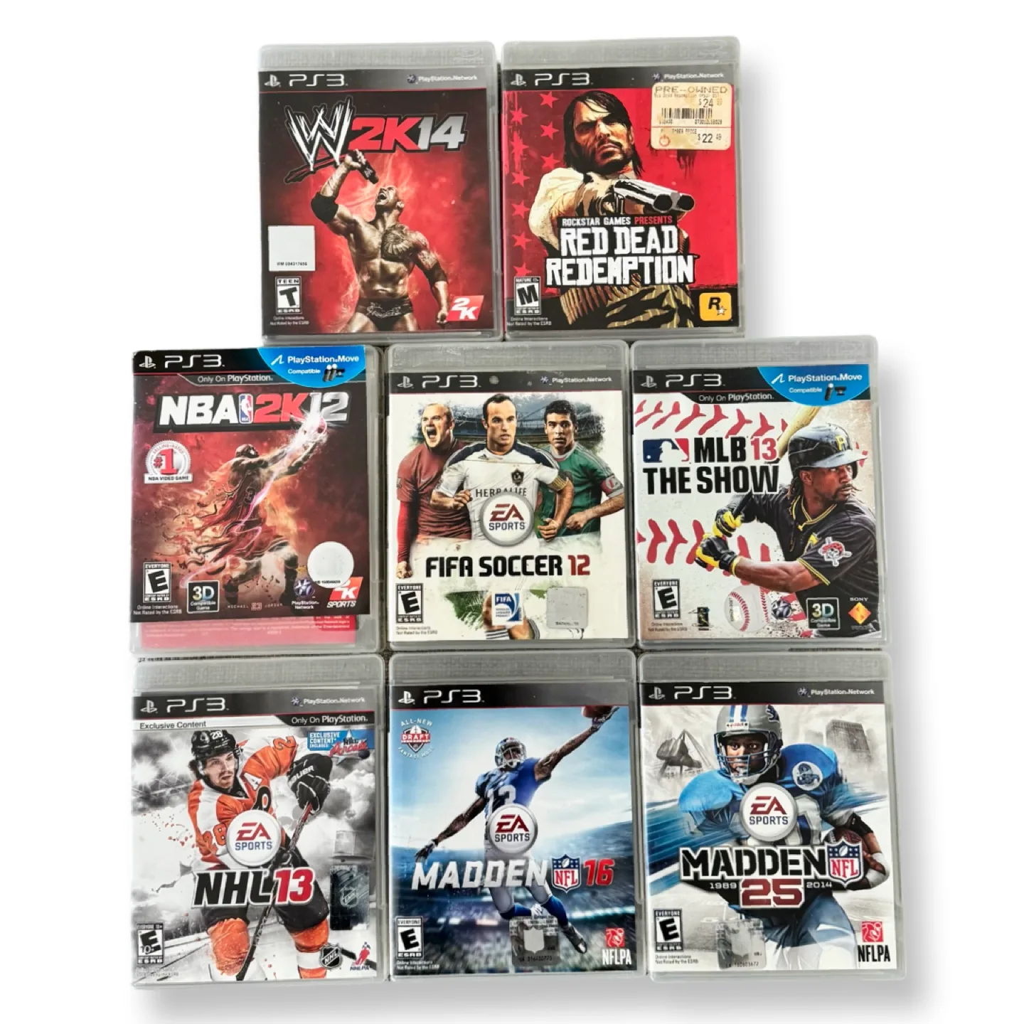 PS3 Game Lot – 8 Sports & Action Titles thumbnail