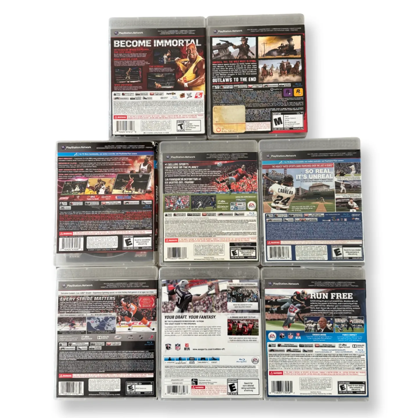 PS3 Game Lot – 8 Sports & Action Titles image indicator(2)