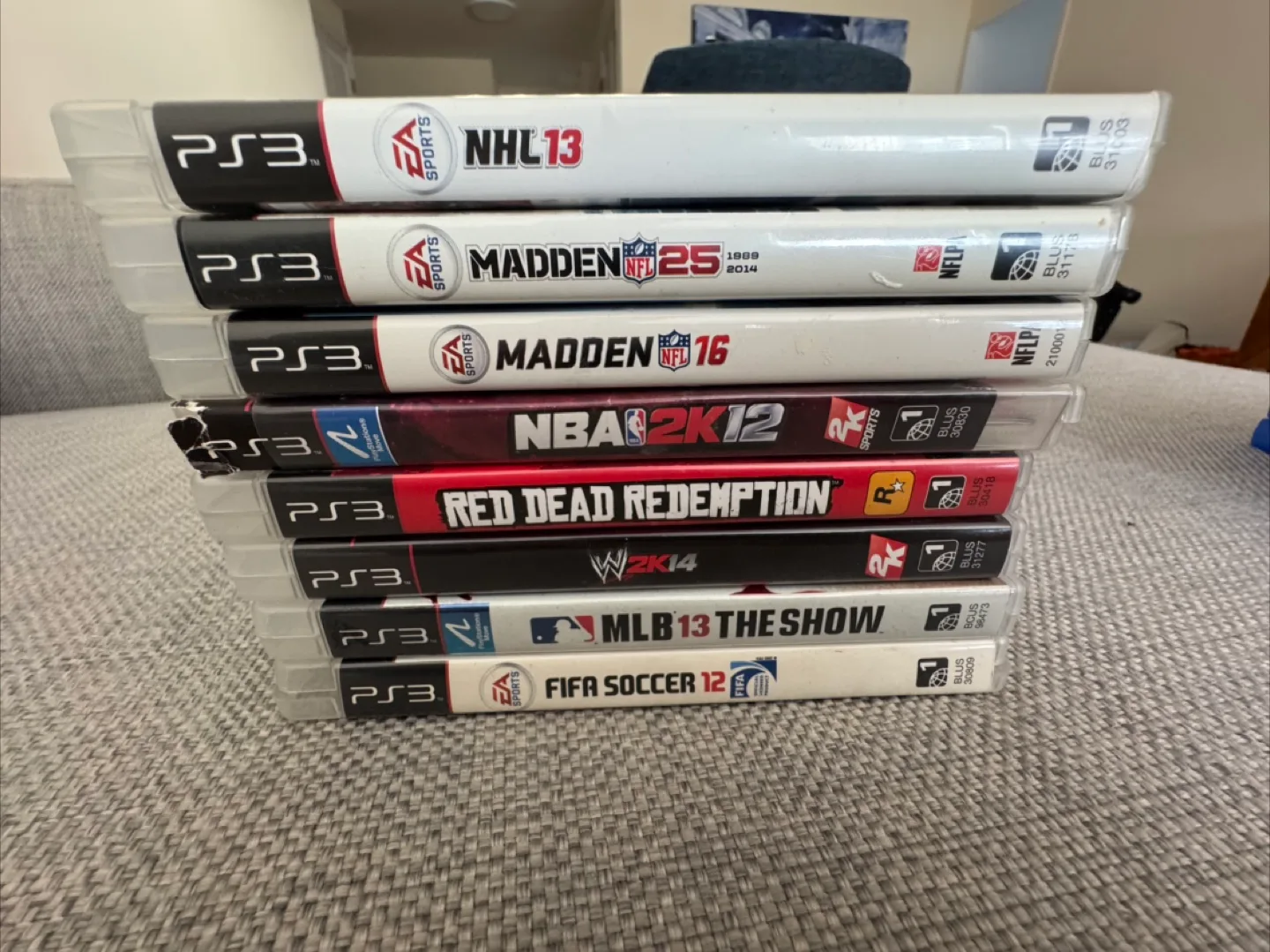 PS3 Game Lot – 8 Sports & Action Titles image indicator(9)