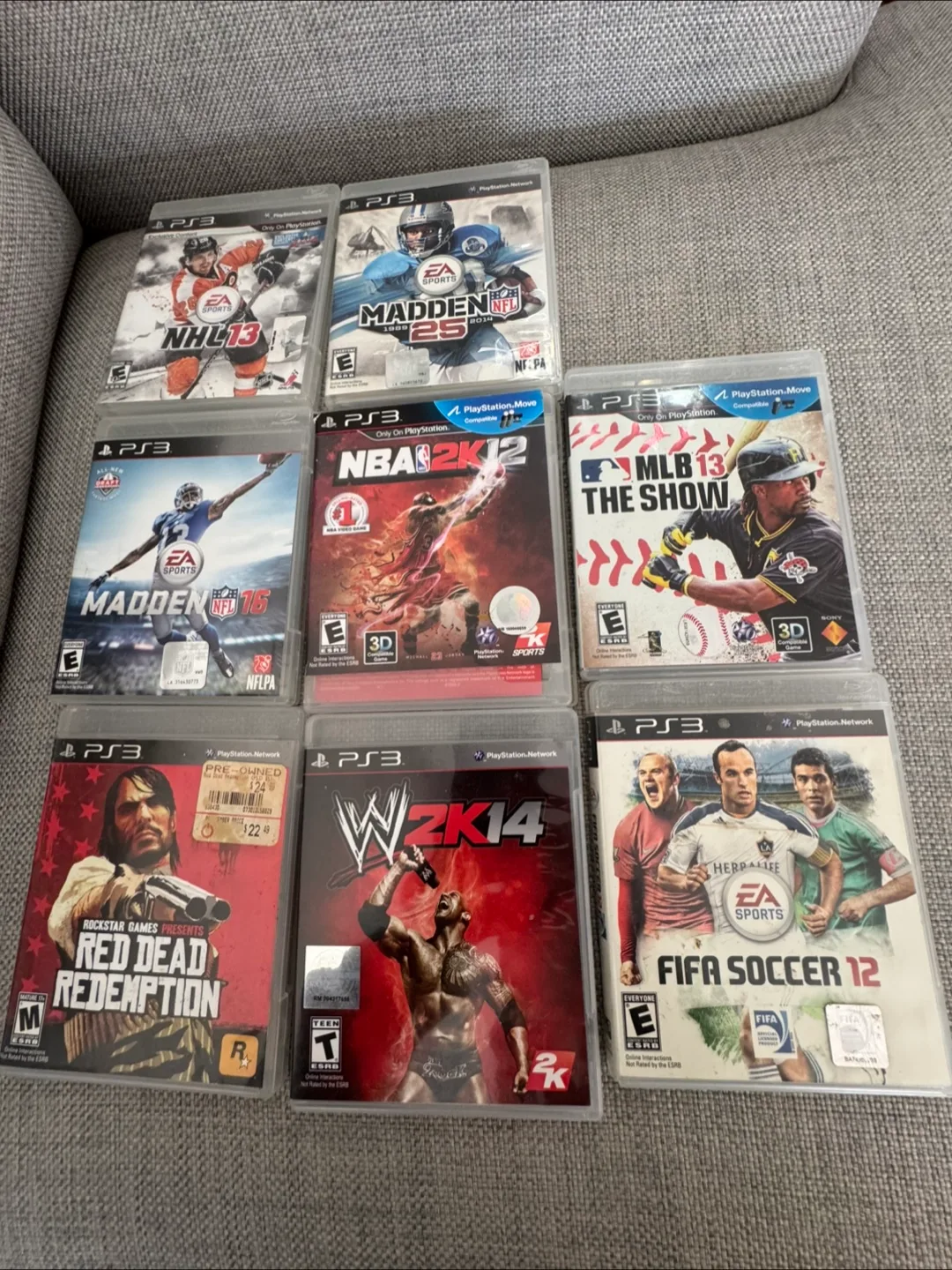 PS3 Game Lot – 8 Sports & Action Titles image indicator(8)