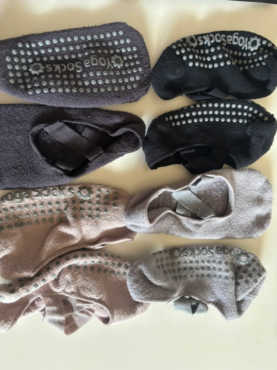 Yoga/pilates grip socks image indicator(2)