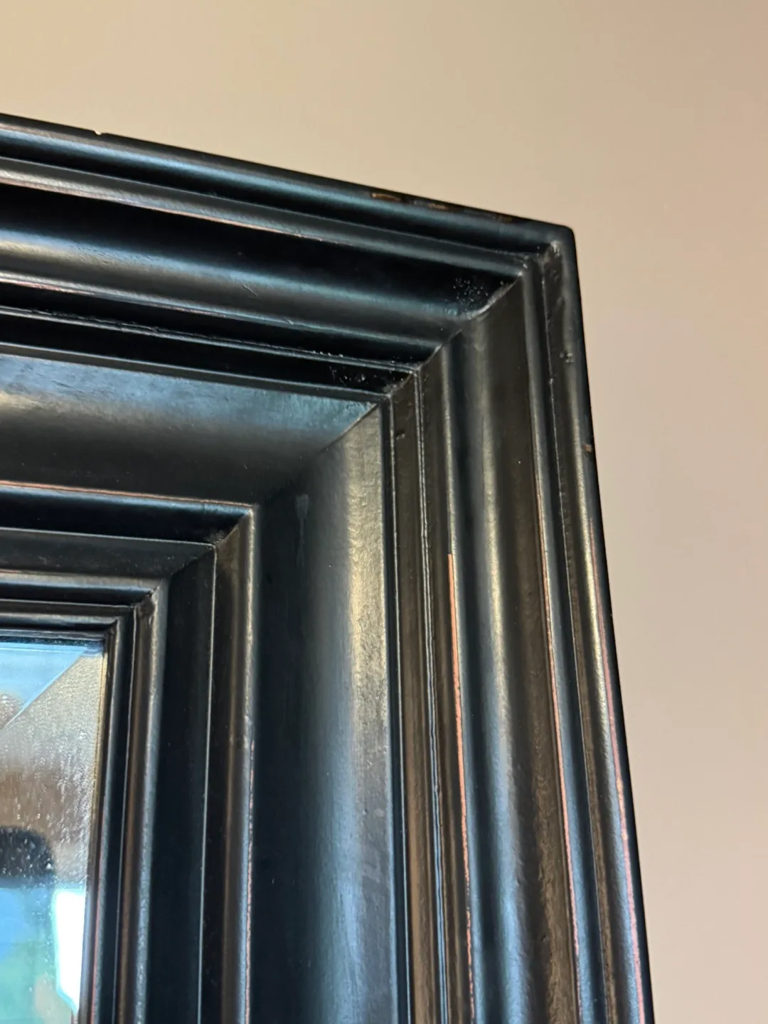 Large Black Framed Mirror image indicator(2)