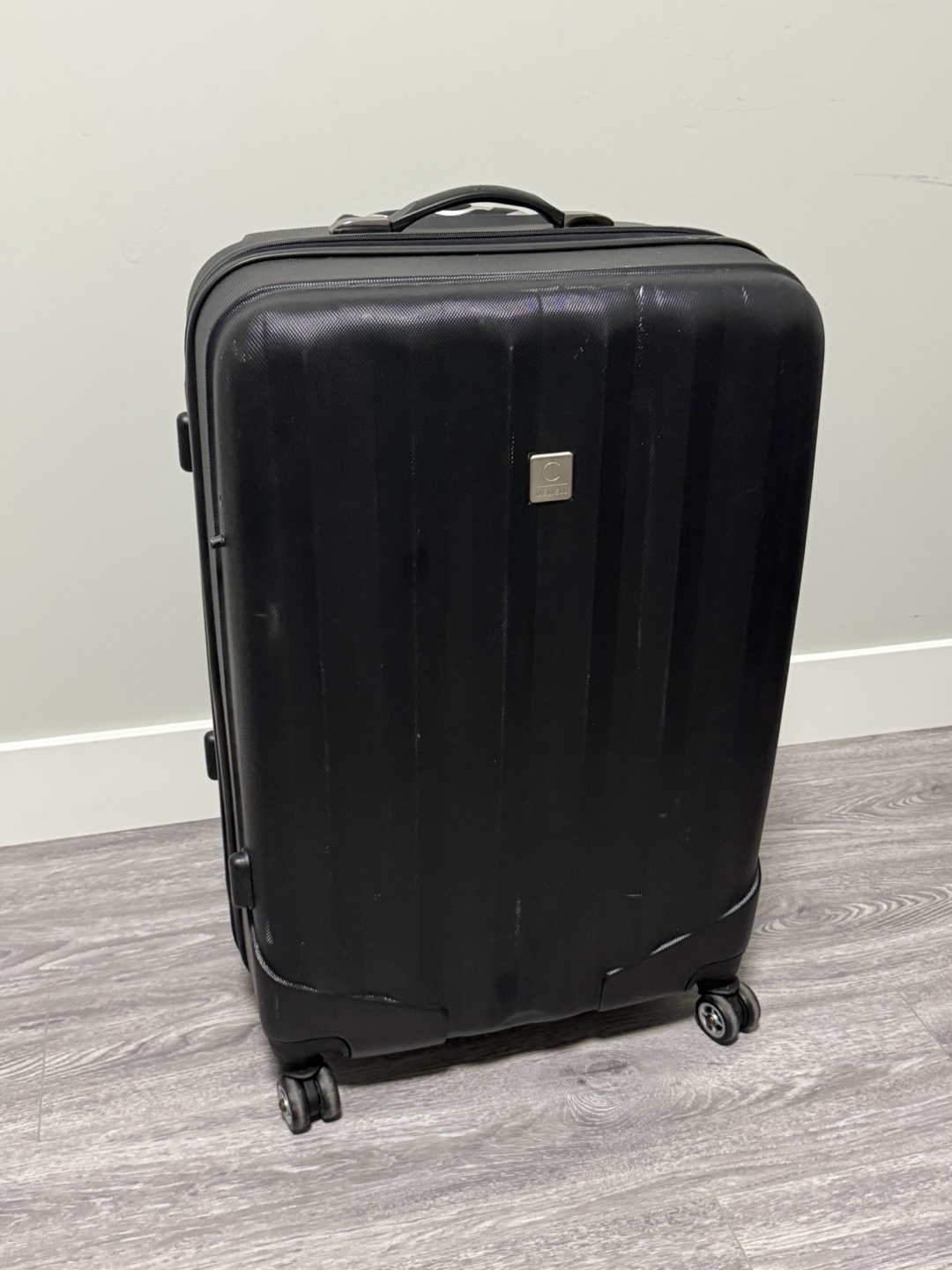Delsey Black Carry-On Suitcase