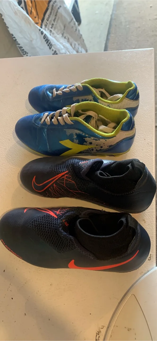 Nike & Diadora Soccer Cleats - Size 6 thumbnail