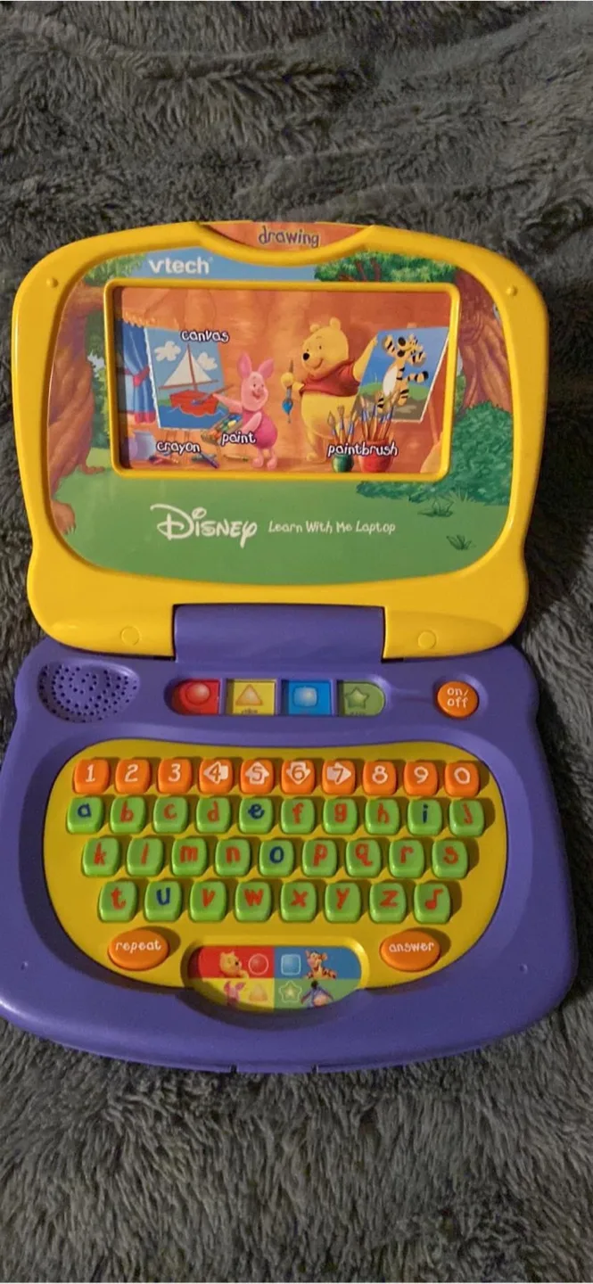 VTech Disney Learn With Me Laptop thumbnail