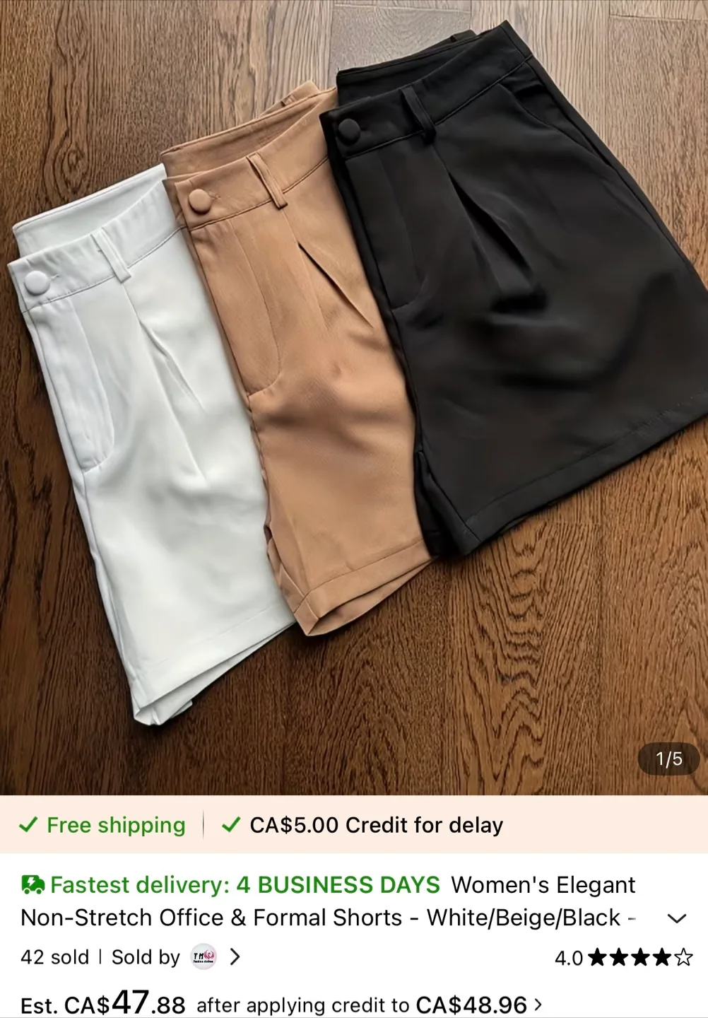 Formal Shorts image indicator(8)