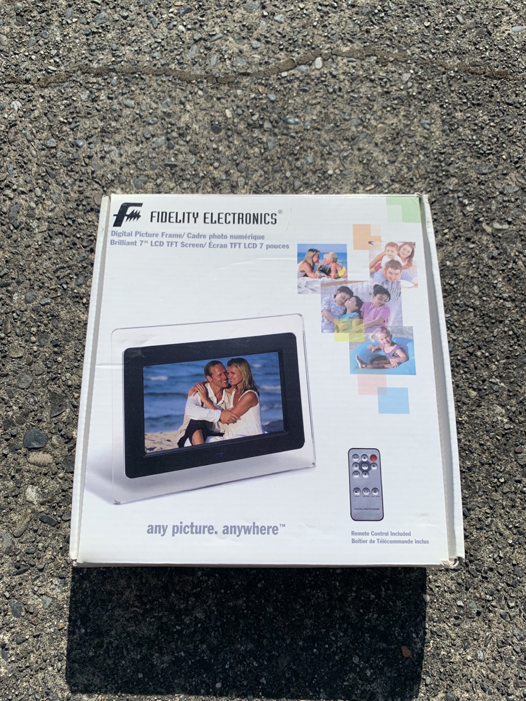 Fidelity Electronics 7" Digital Picture Frame - New!