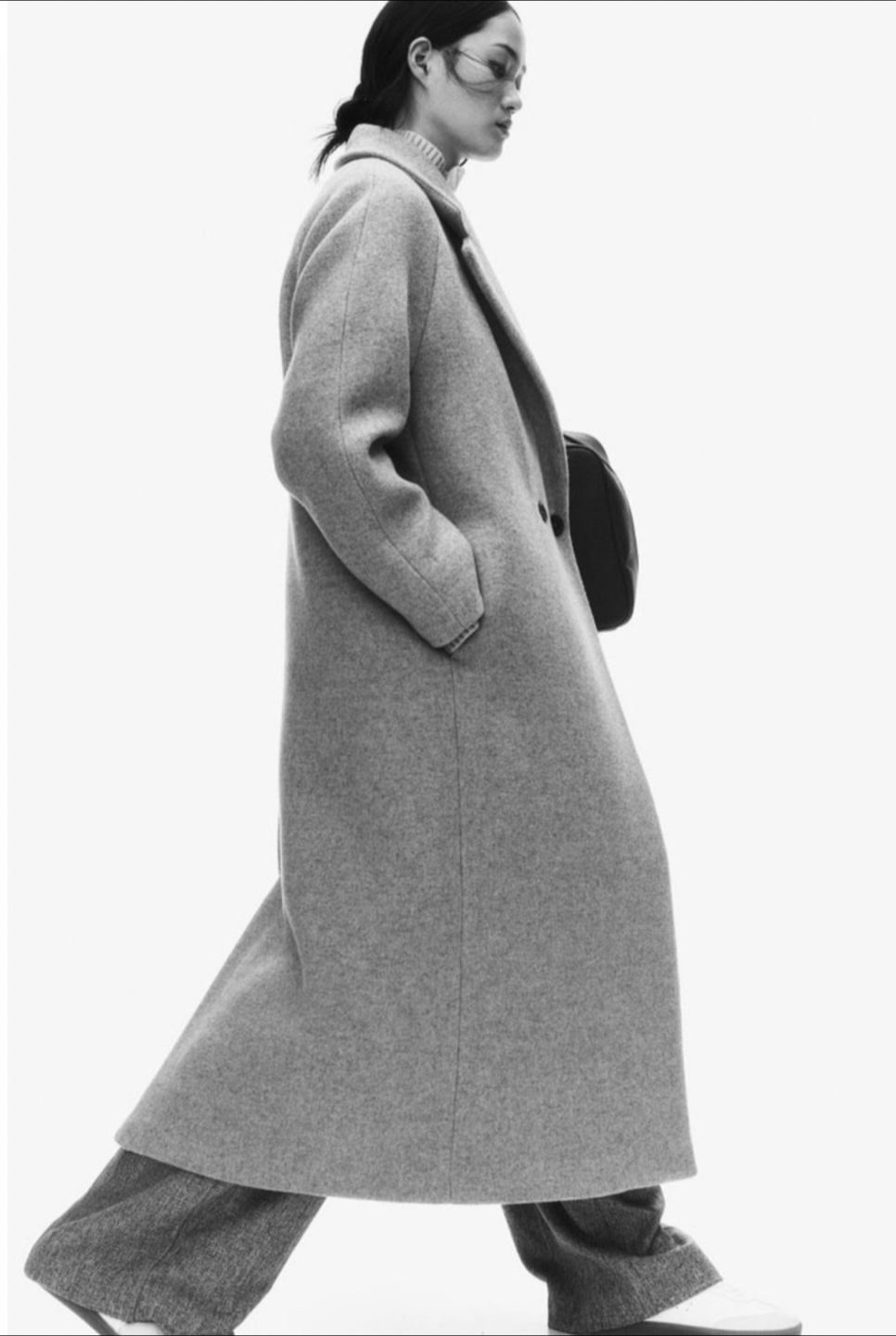 H&M premium selection wool blend coat, size S - photo 4