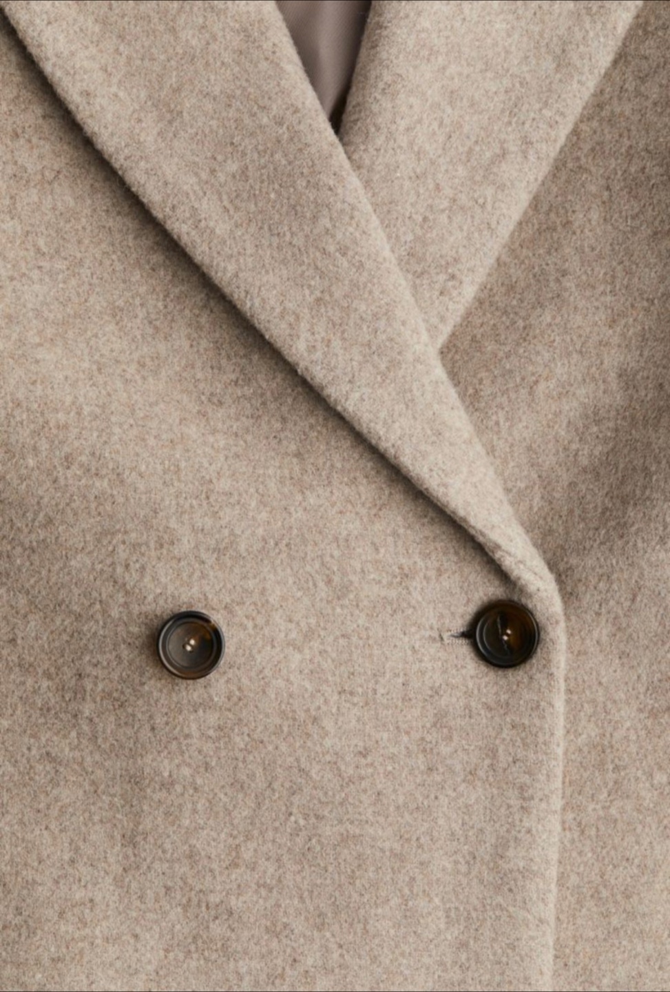 H&M premium selection wool blend coat, size S - photo 5