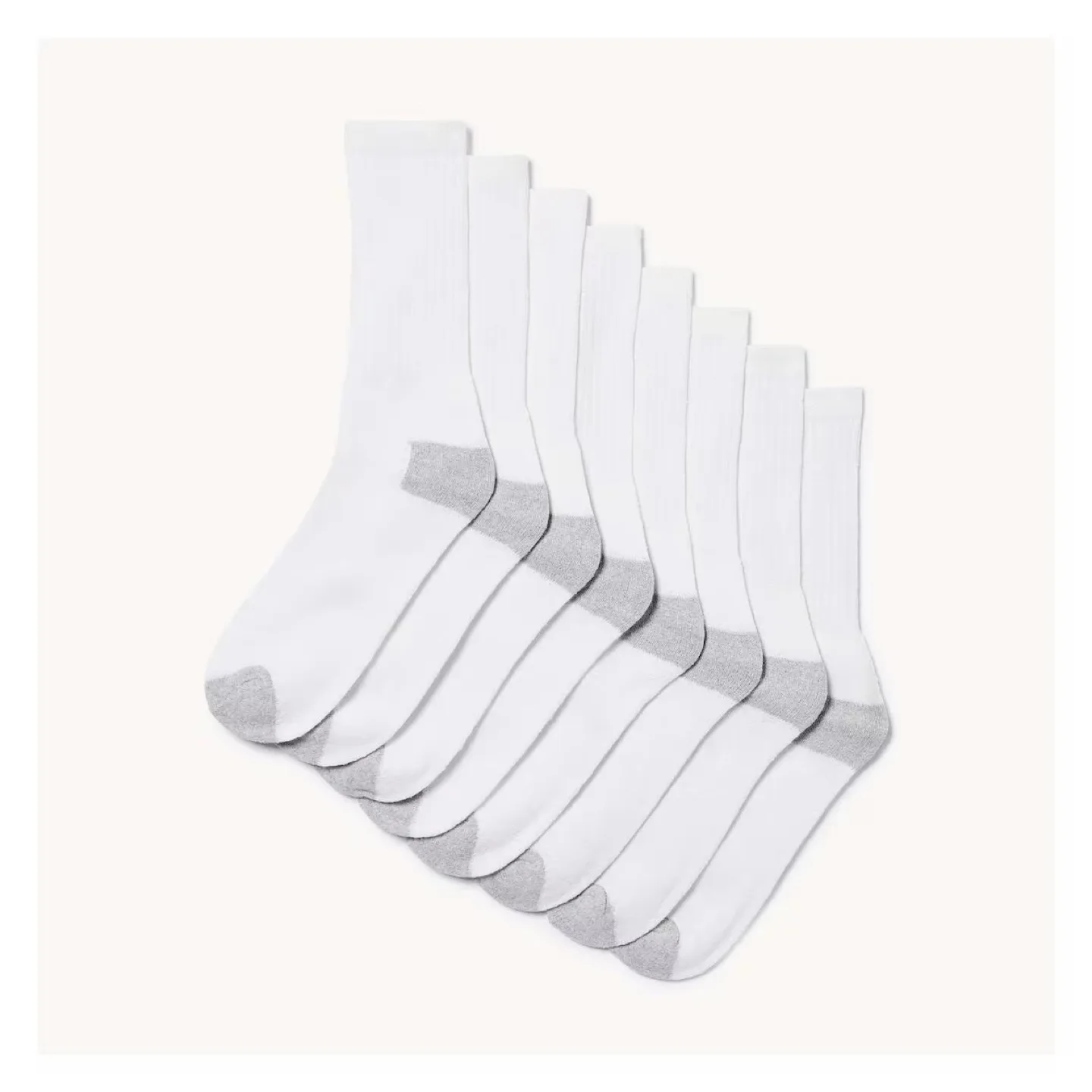 Joe Fresh White Crew Socks (1~2 Pairs) (2) thumbnail
