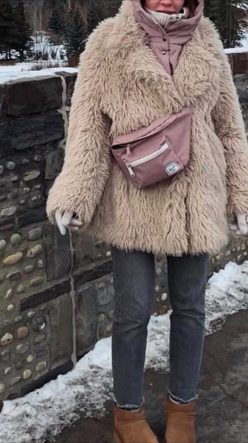 H&M beige faux fur coat M - photo 2
