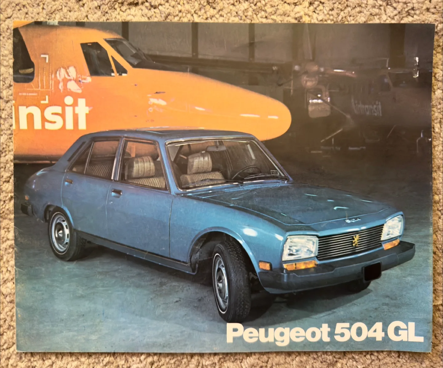 Vintage Peugeot 504 GL Brochure thumbnail