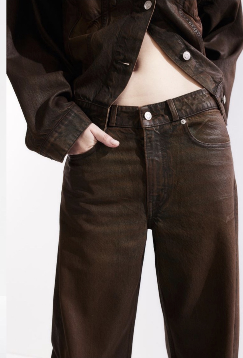 Coated brown jeans H&M 8 - photo 3