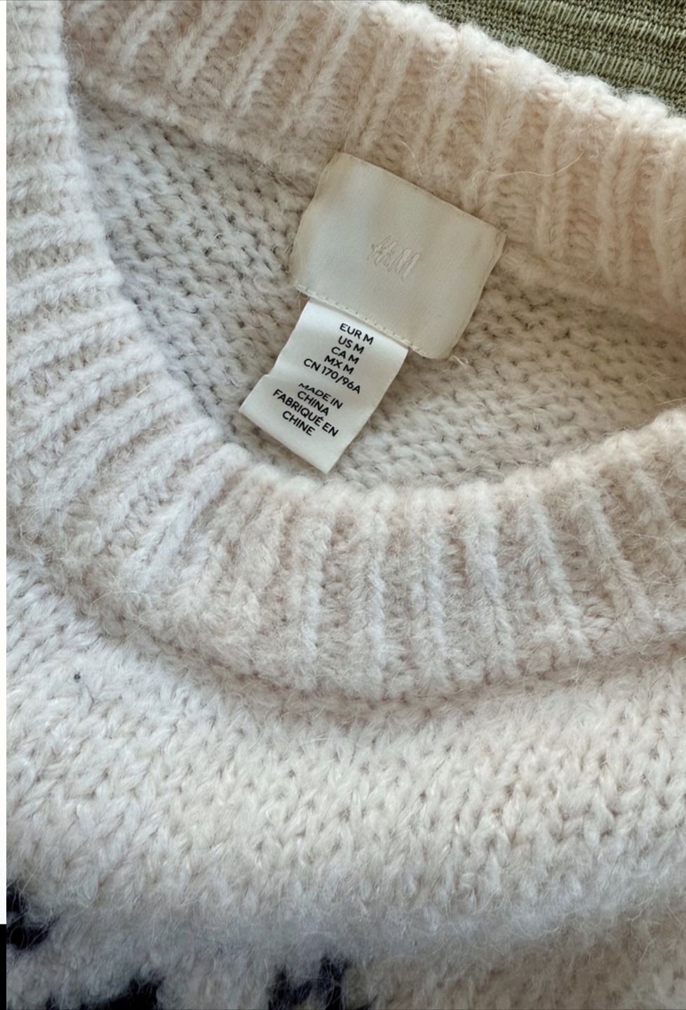 H&M jacquard-knit sweater in size M - photo 5