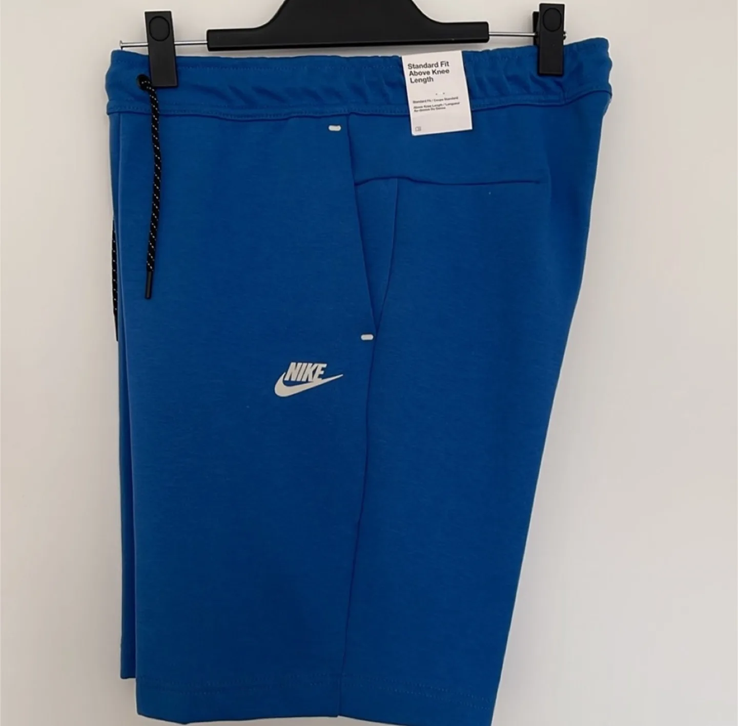 New Nike Tech Fleece Shorts Blue Size S thumbnail