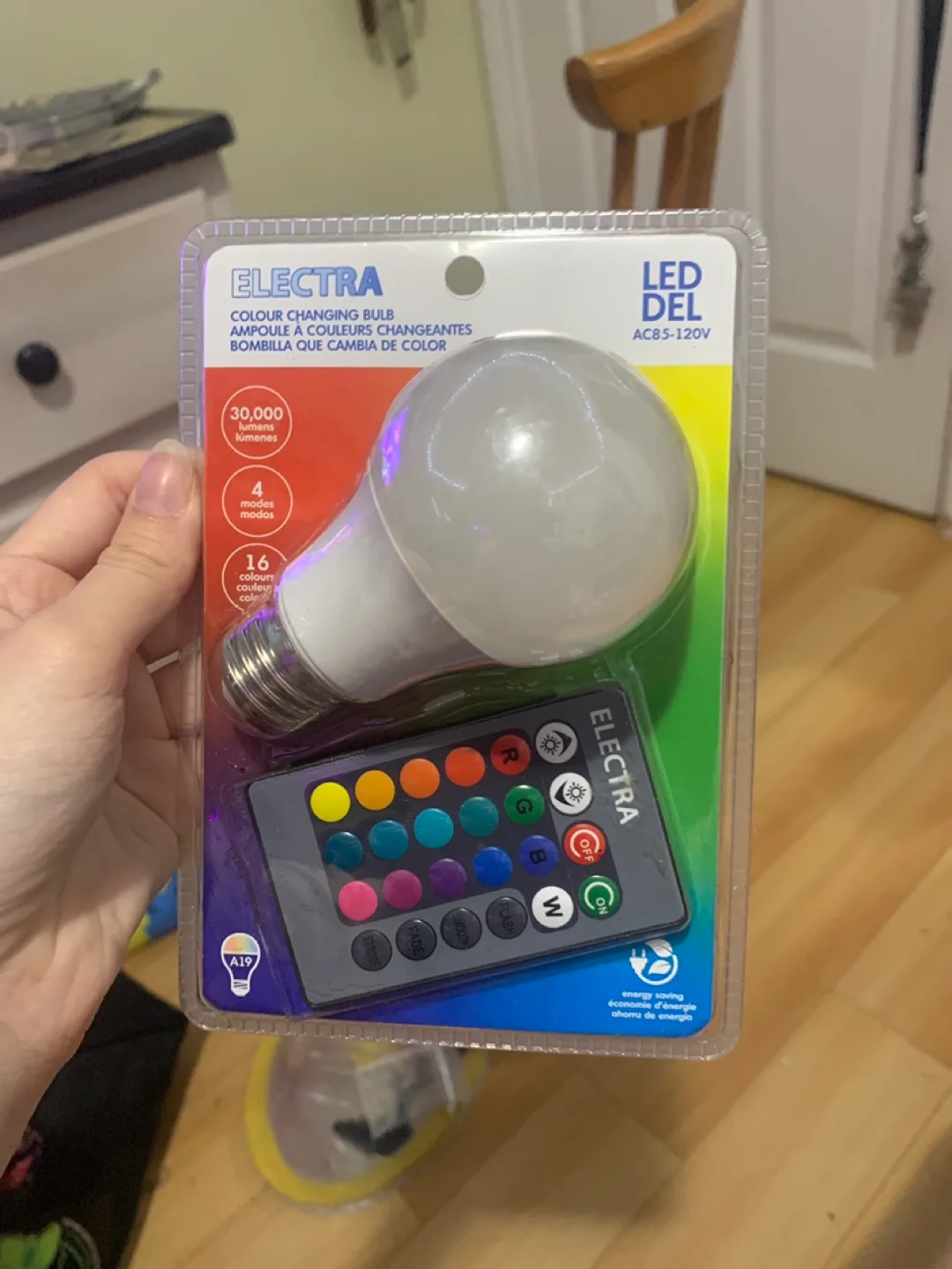 Electra Colour Changing LED Bulb with Remote - New thumbnail