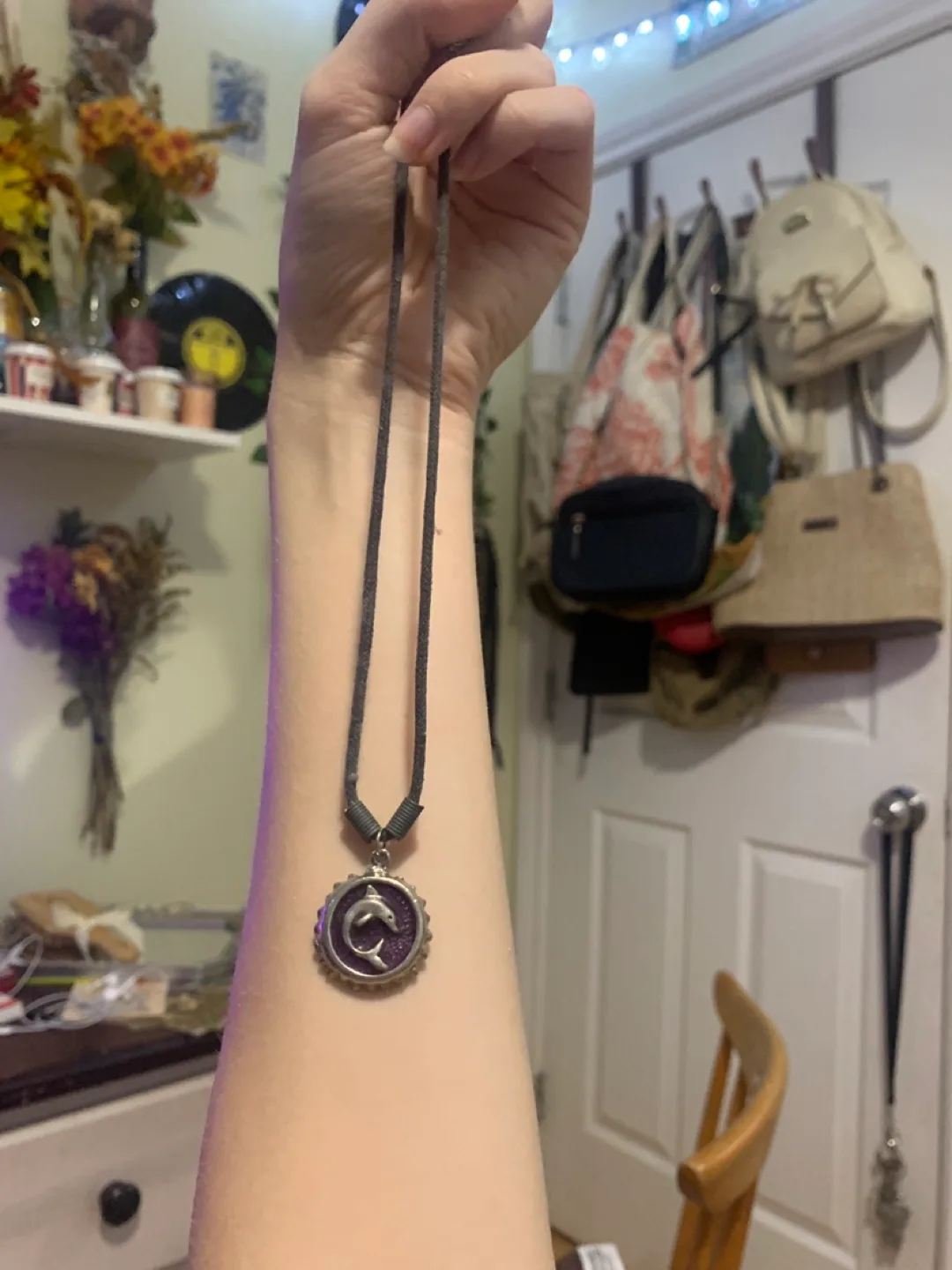 Dolphin Pendant Necklace thumbnail