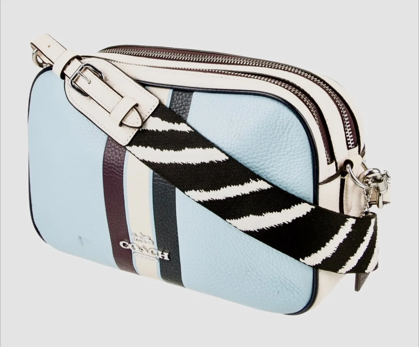 Coach Jes Crossbody In Colorblock With Stripe detail thumbnail