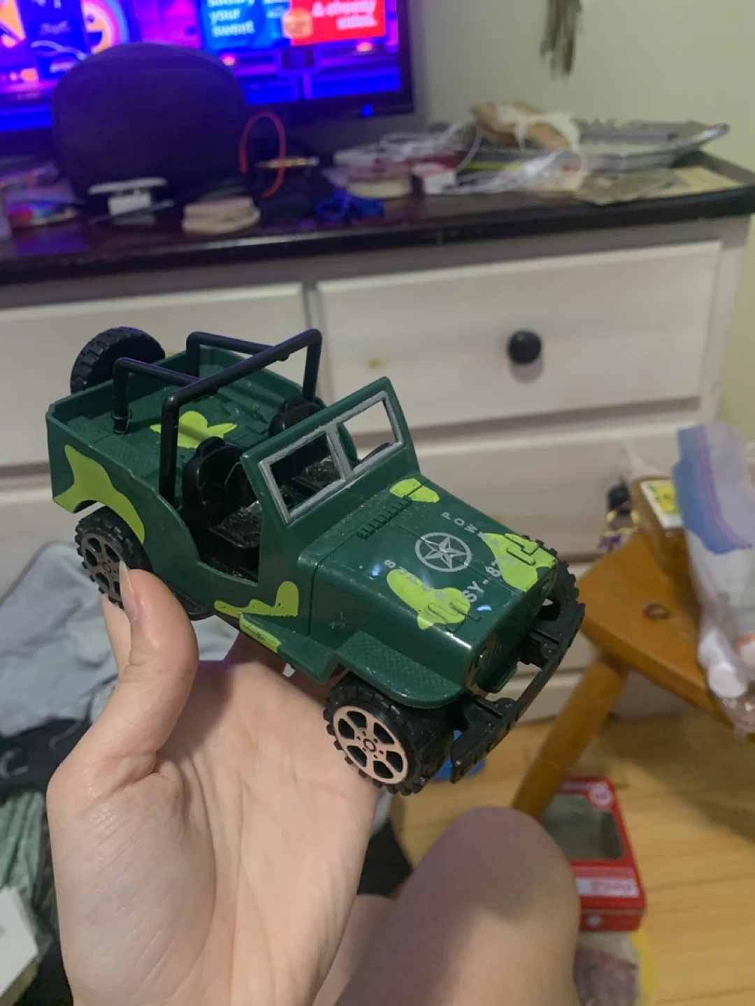 Toy Jeep - Green Camo thumbnail