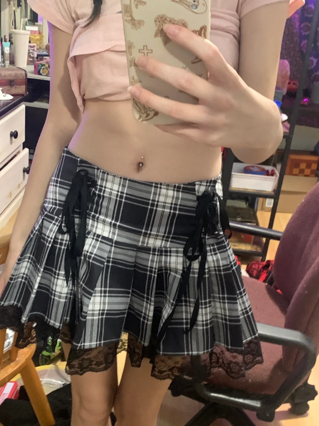 Plaid Mini Skirt thumbnail
