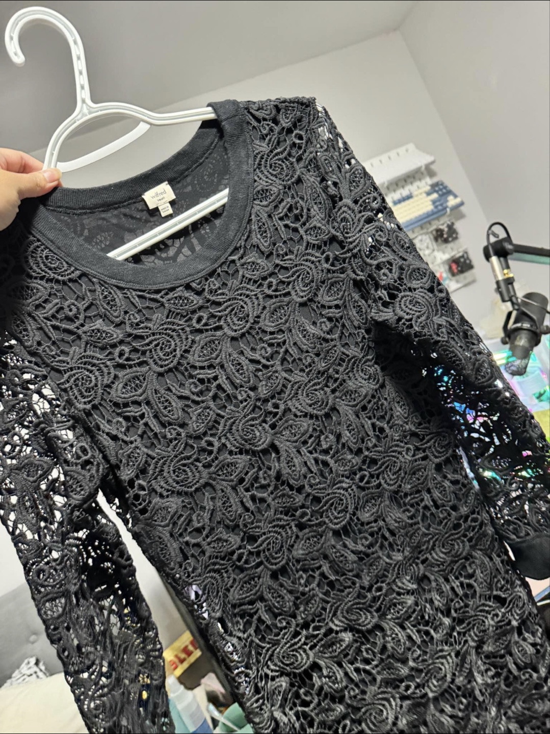 Wilfred Free Black Lace Dress - photo 2