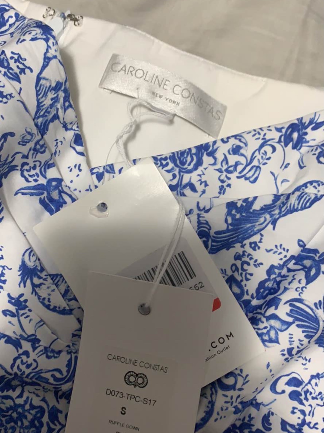 Caroline Constas Ruffle Gown Size S - photo 3