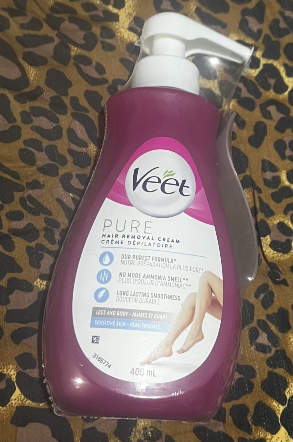 NEW Veet Pure Hair Removal Cream 400ml