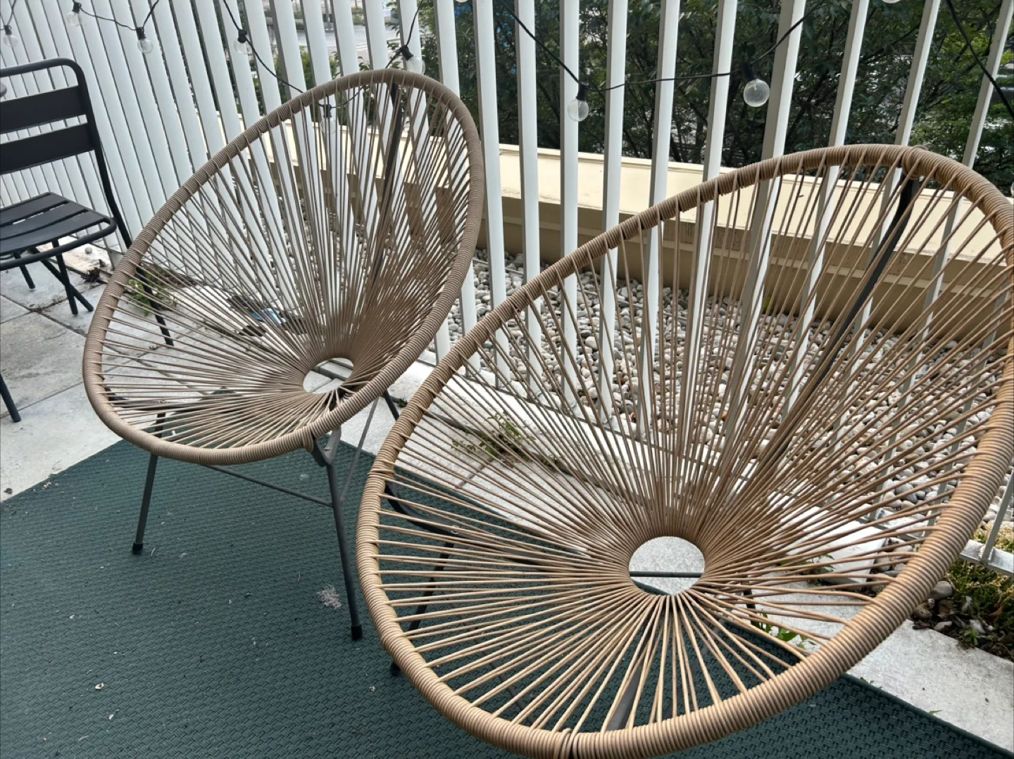 Two Acapulco Style Patio Chairs thumbnail