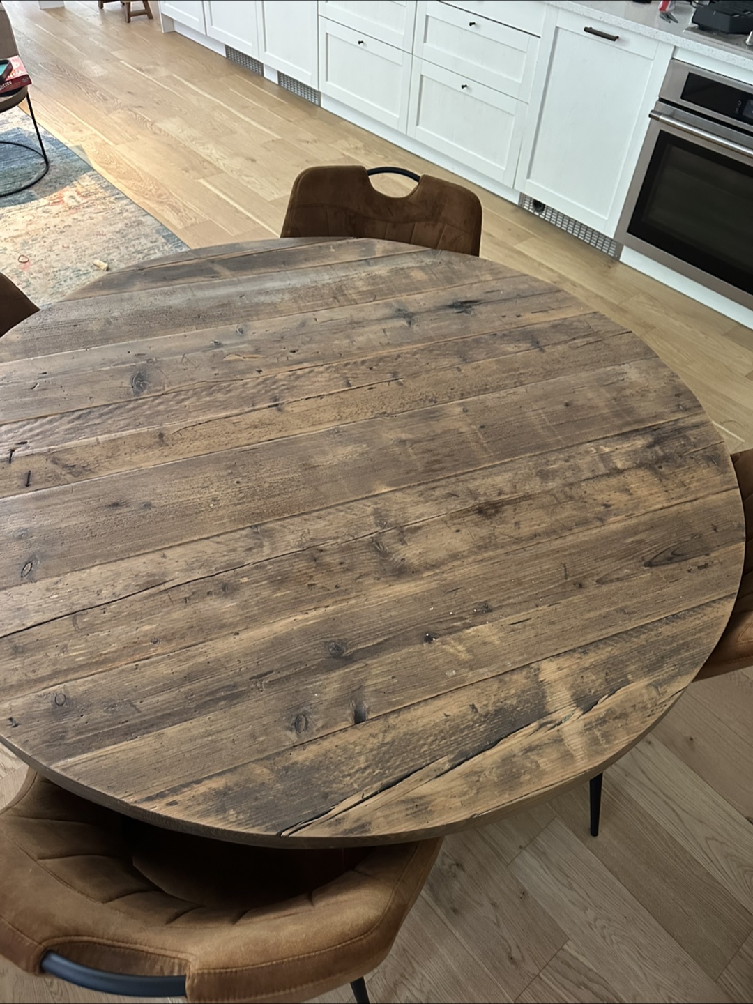 Round Wooden Dining Table