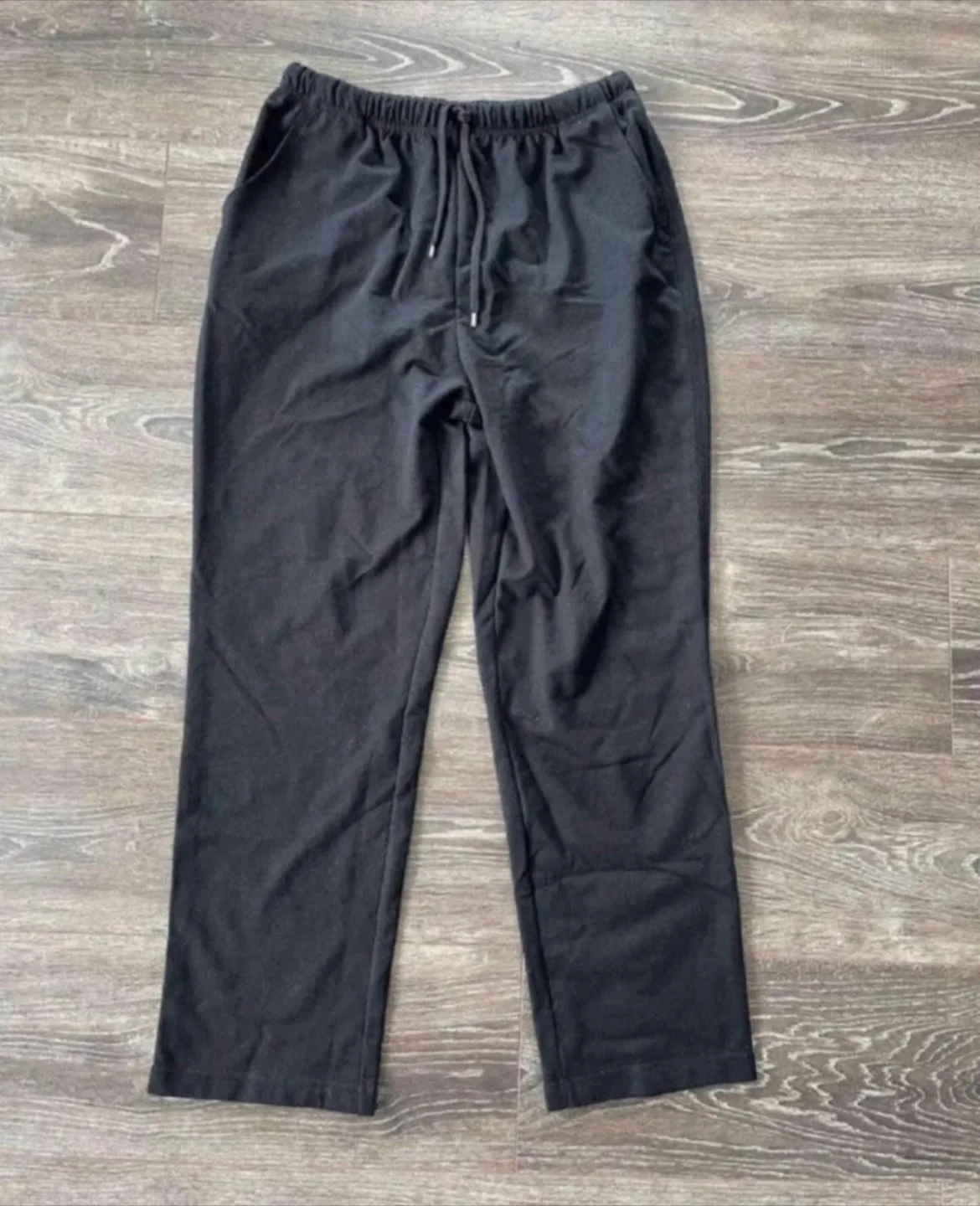 Black lounge pants size medium thumbnail