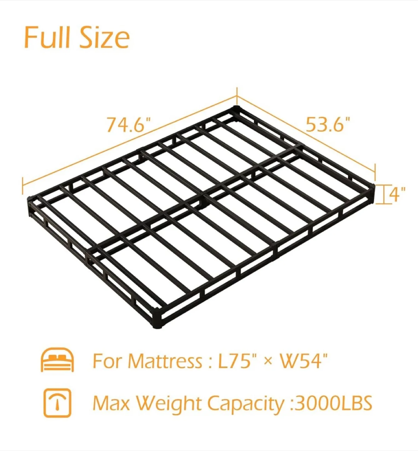 Full Size Bed Frame - BS4-5F - Brand New in Box! image indicator(3)