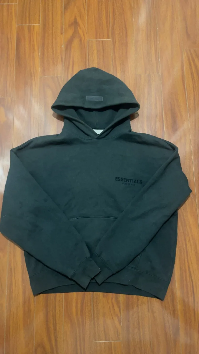 Essentials Fear of God Hoodie black thumbnail