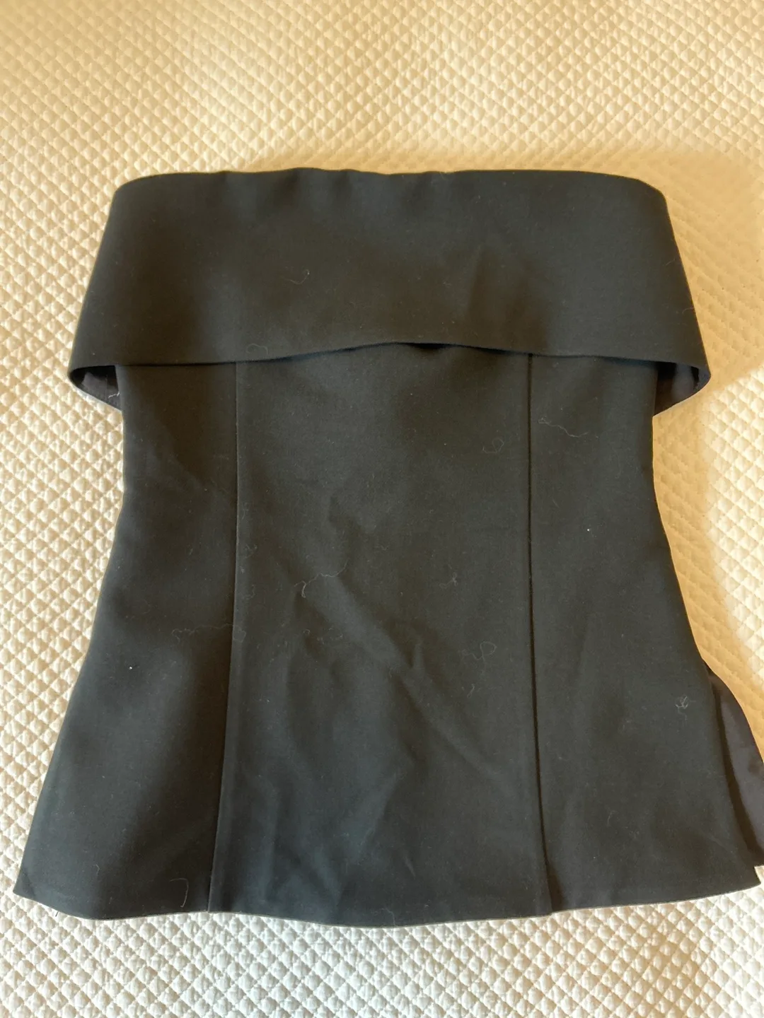 Babaton Black Strapless Top - Size 00 thumbnail