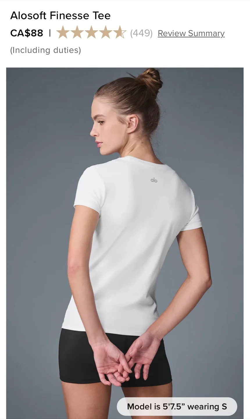 ALO Match Point Tennis Skirt & Shirt Set - Steel Grey image indicator(6)