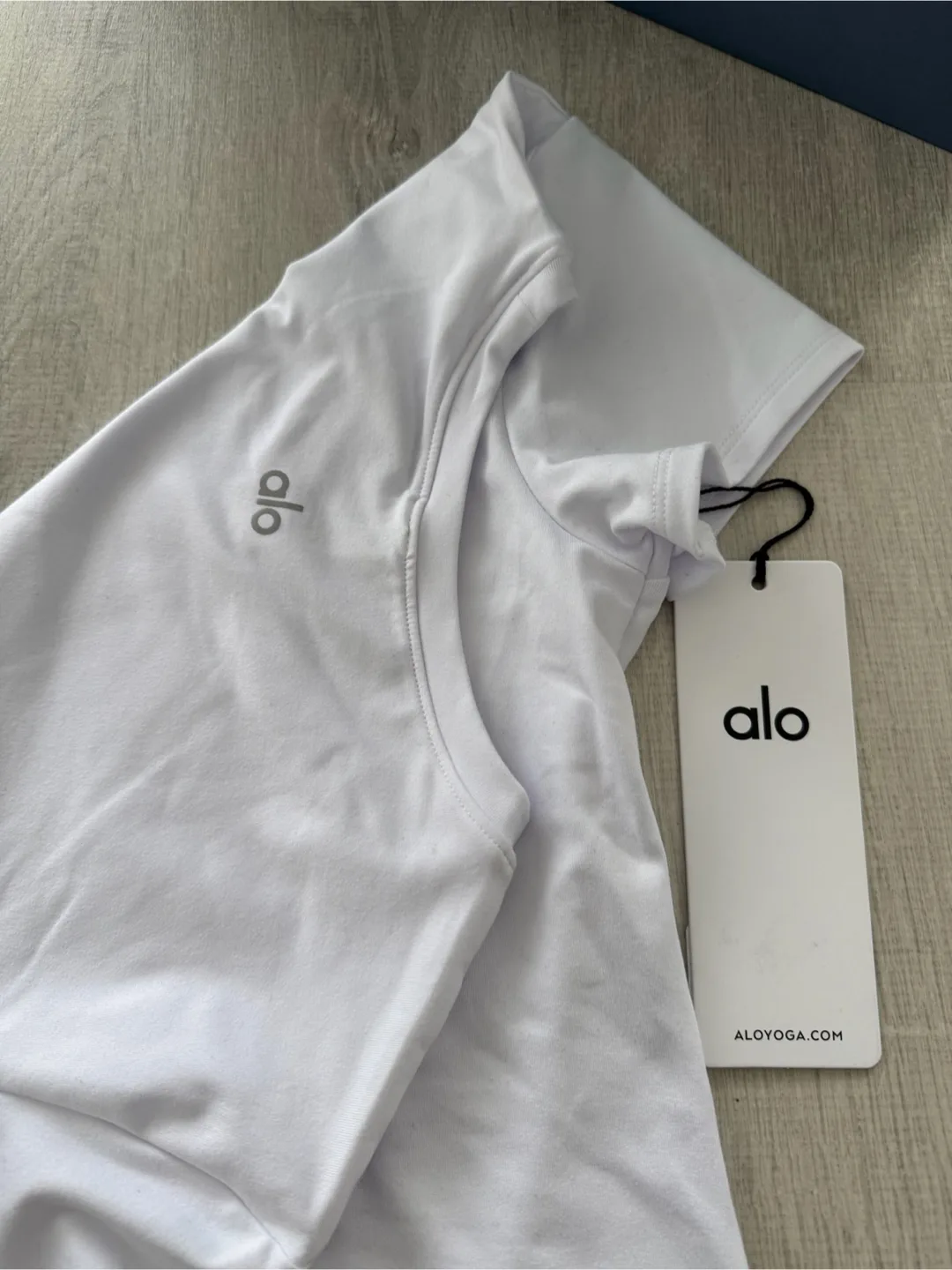 ALO Match Point Tennis Skirt & Shirt Set - Steel Grey image indicator(4)