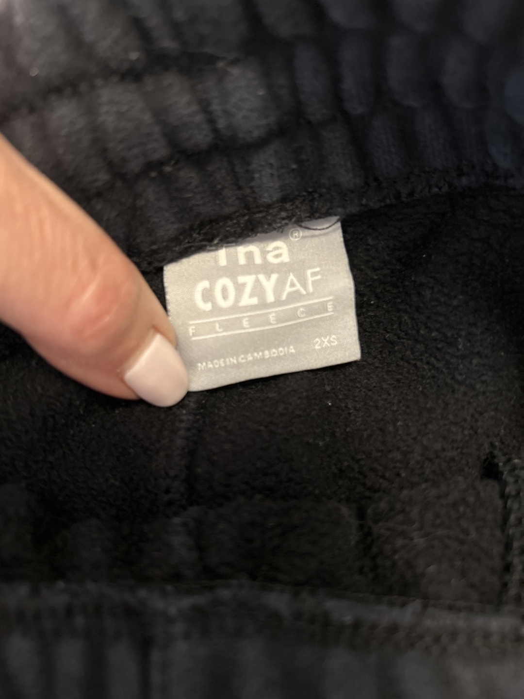 TNA COZYAF Fleece Pants - 2XS - photo 2