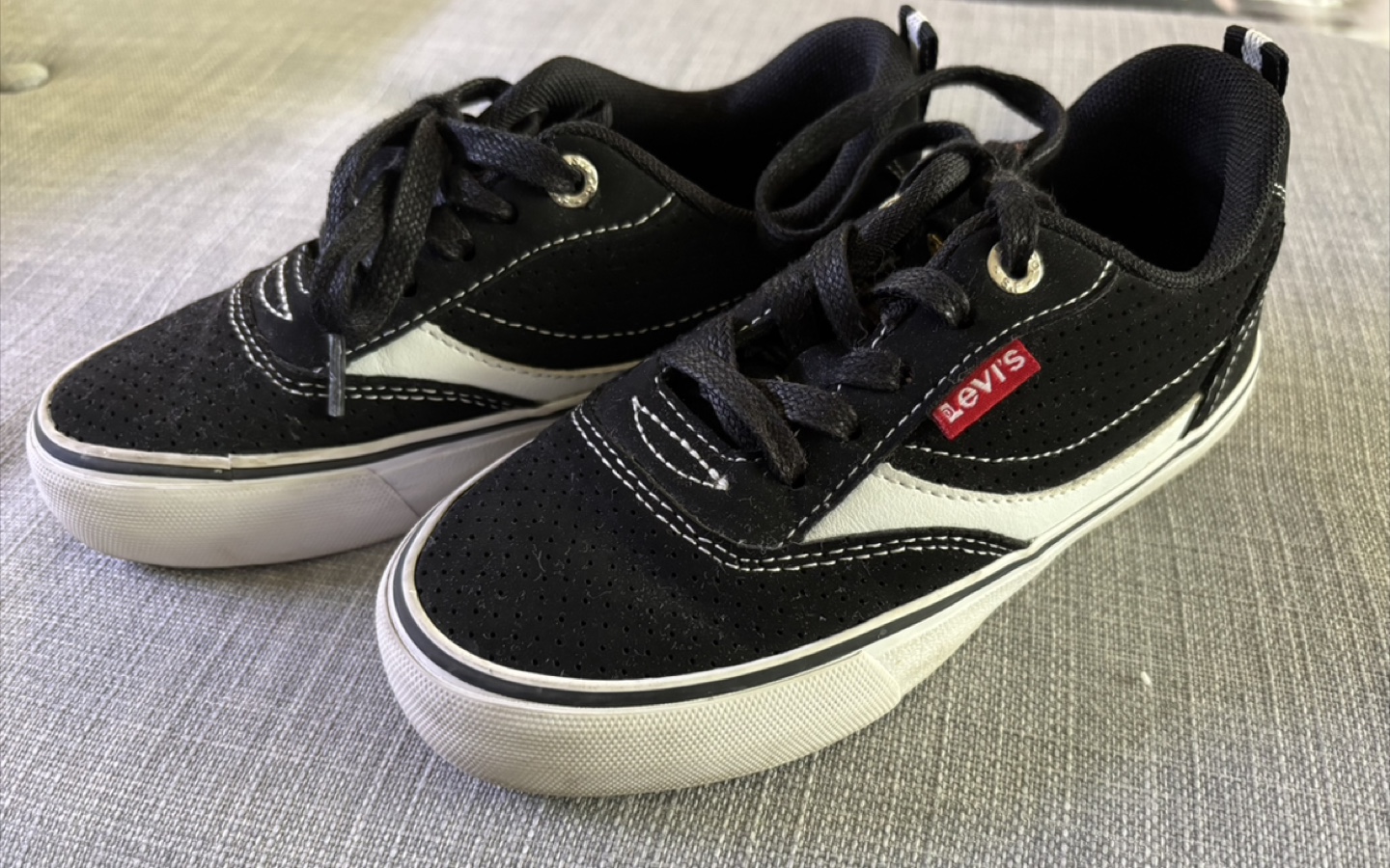 Levi's Black Sneakers - Size 12 (Kids)