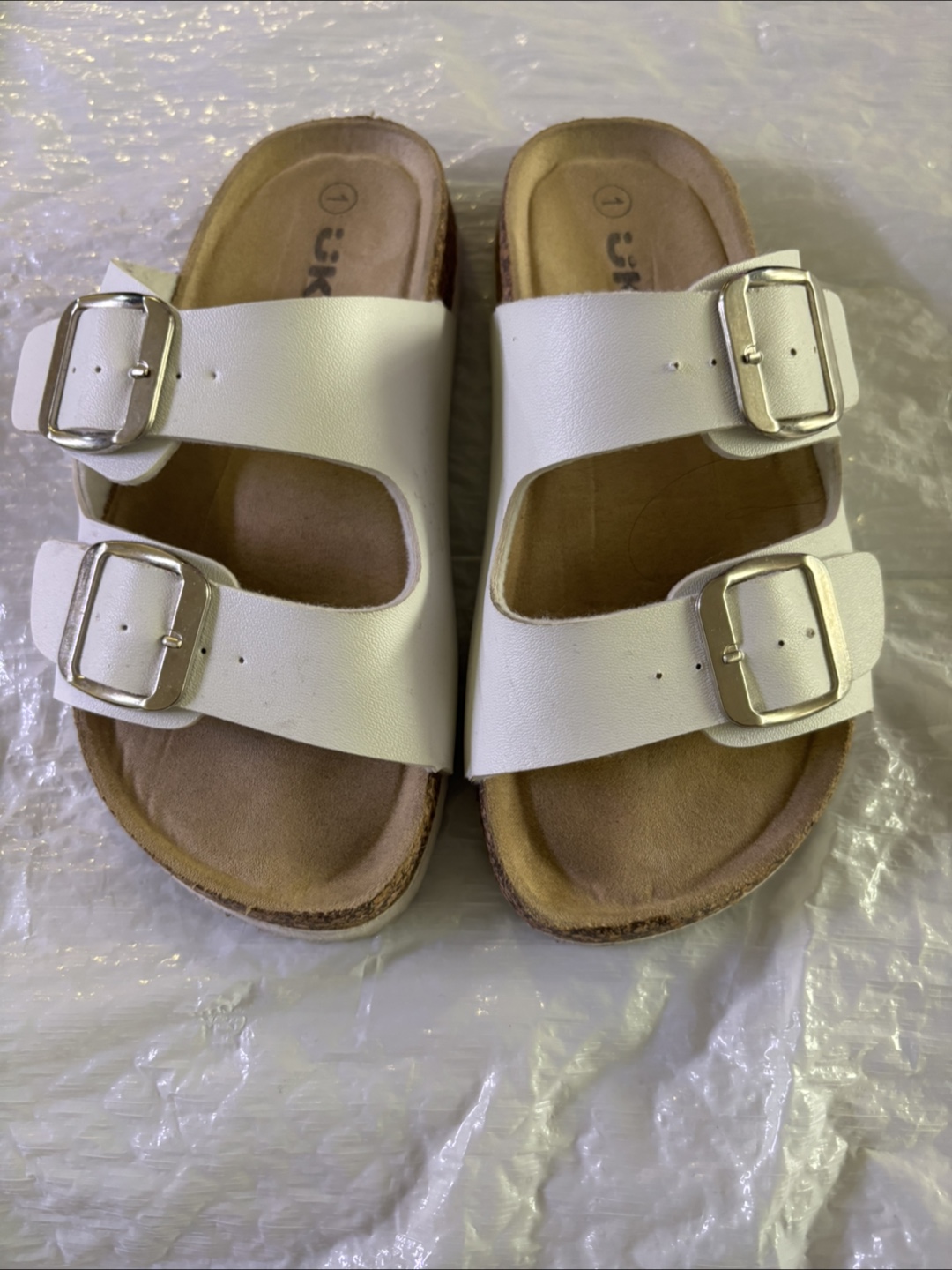 UKids White Sandals - Size 1