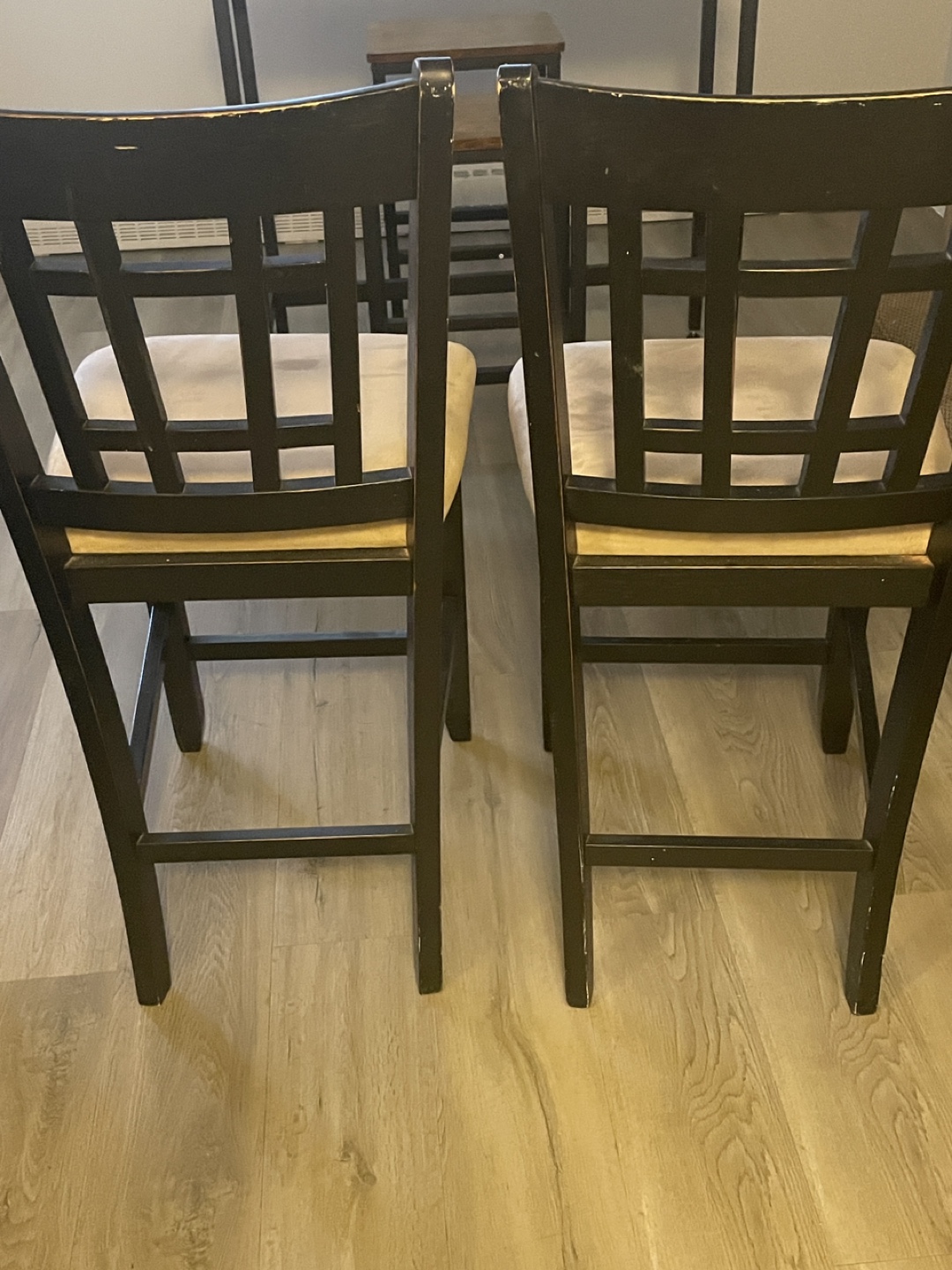 Set of 2 Black Bar Stools - photo 3