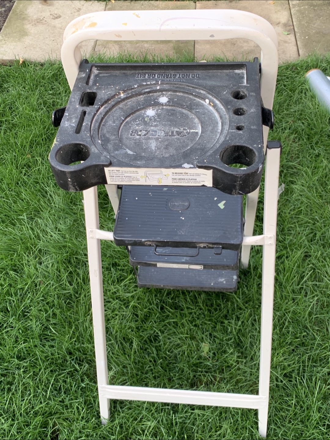 Werner 3-Step Ladder with Paint Tray - photo 3