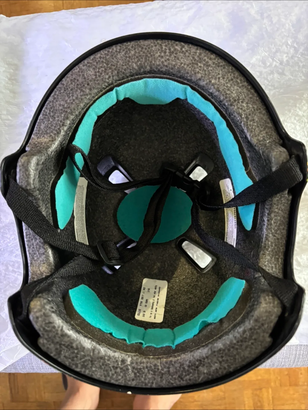 Bell Bike Helmet - Black with LOVE Design thumbnail