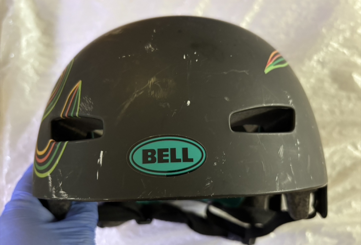 Bell Bike Helmet - Black with LOVE Design - photo 2