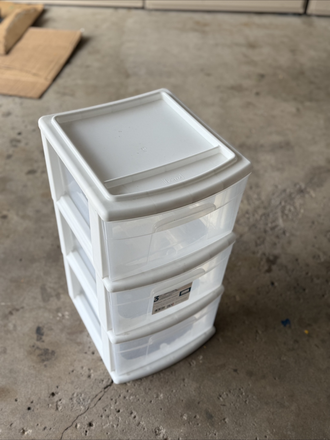 Homz 3 Drawer Medium Cart with Casters - photo 3