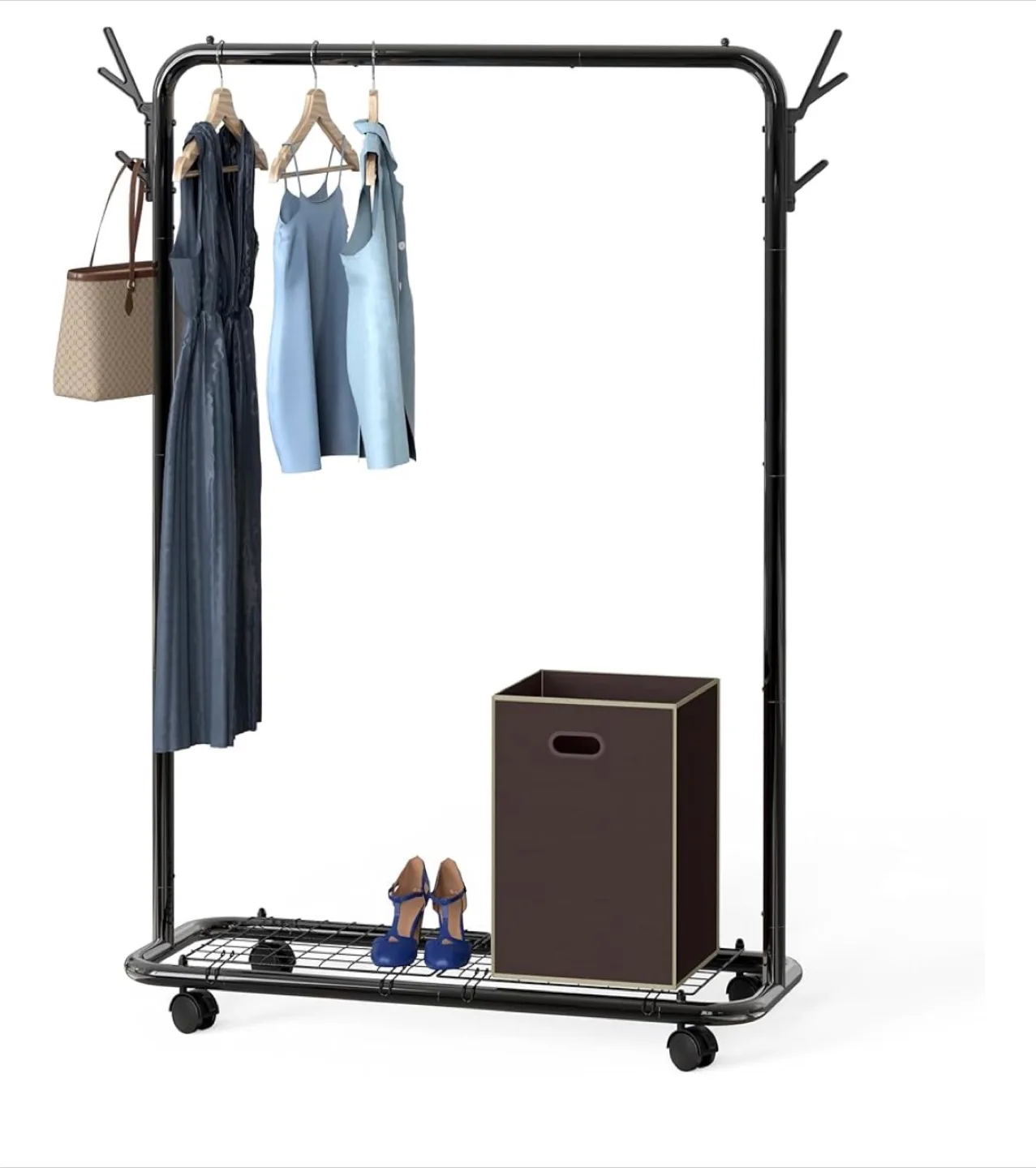 Simple Houseware Garment Rack - Black thumbnail