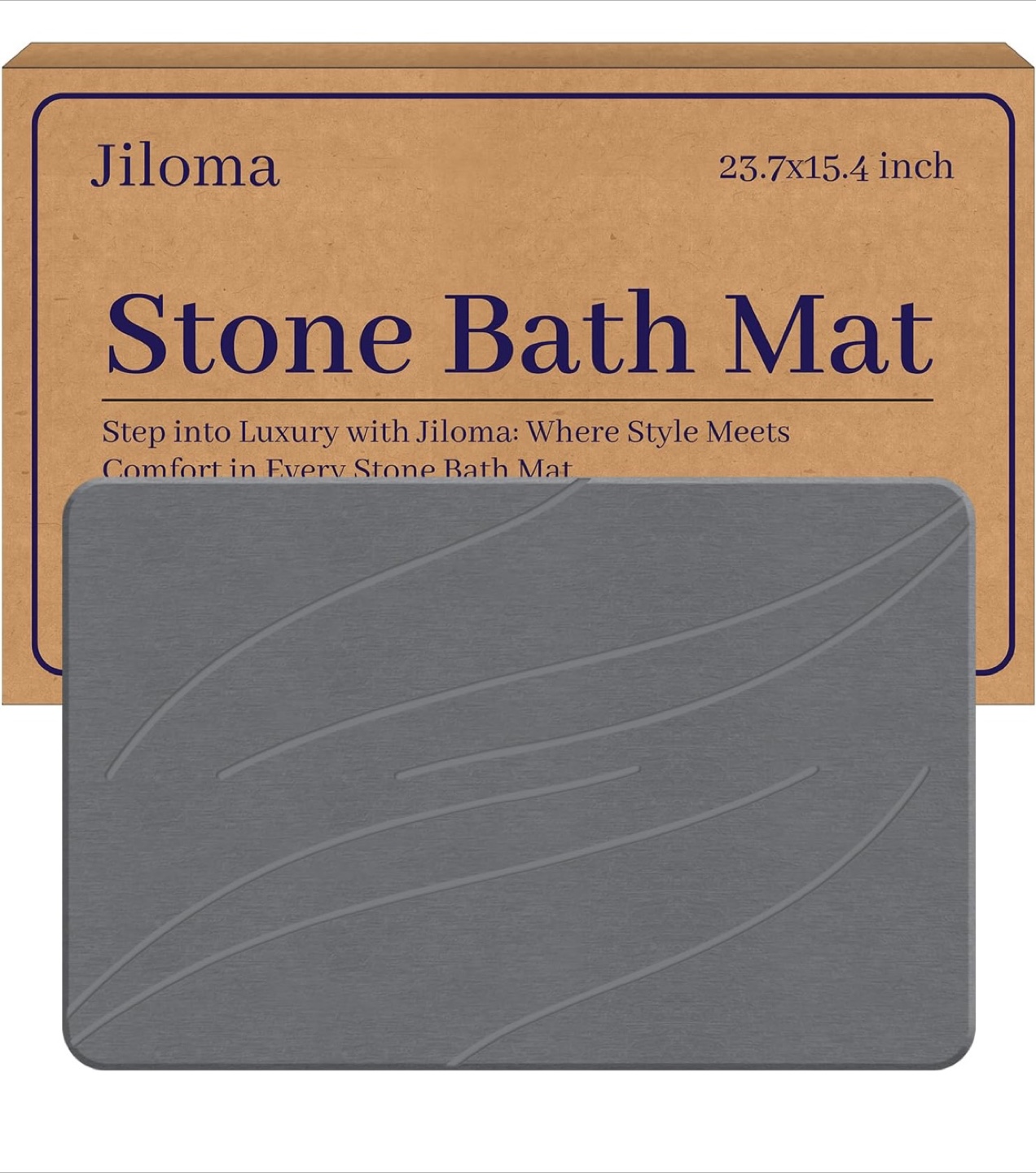 Jiloma Stone Bath Mat - New in Box!