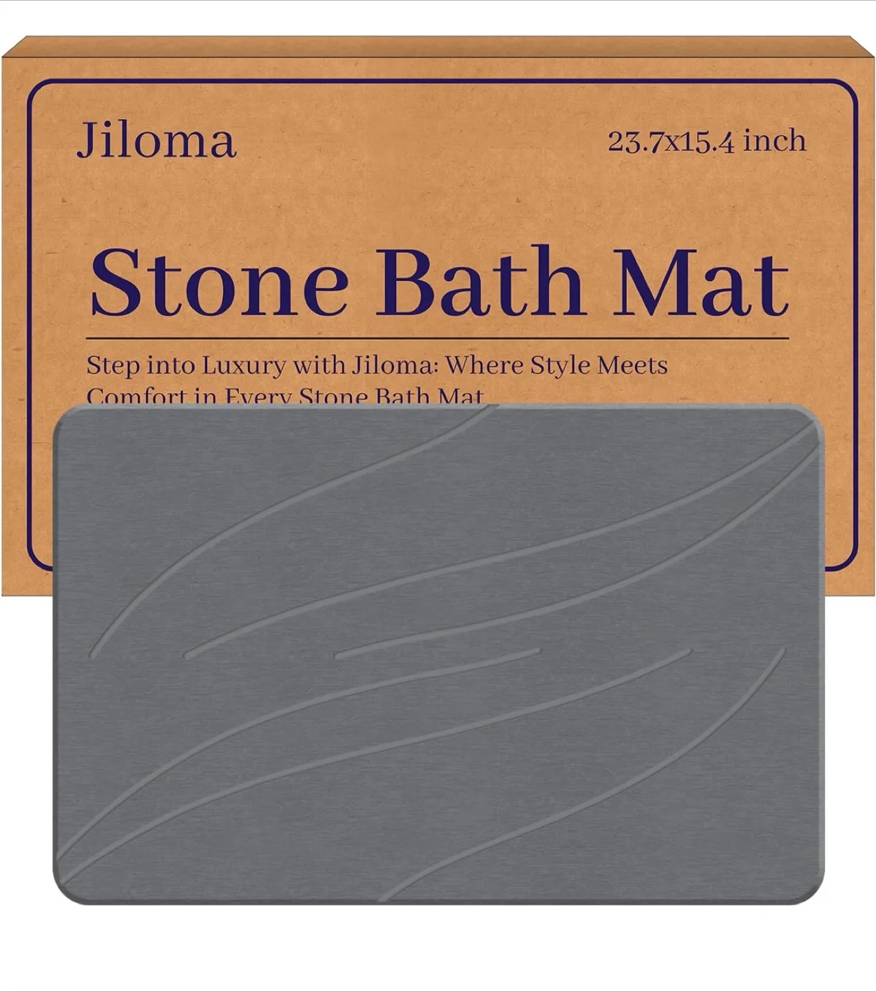 Jiloma Stone Bath Mat - New in Box! thumbnail