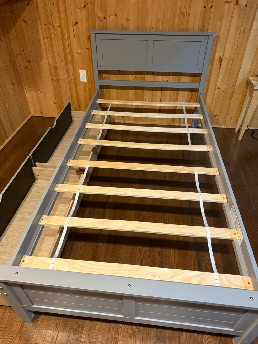 Twin bed frame with drawers image indicator(5)