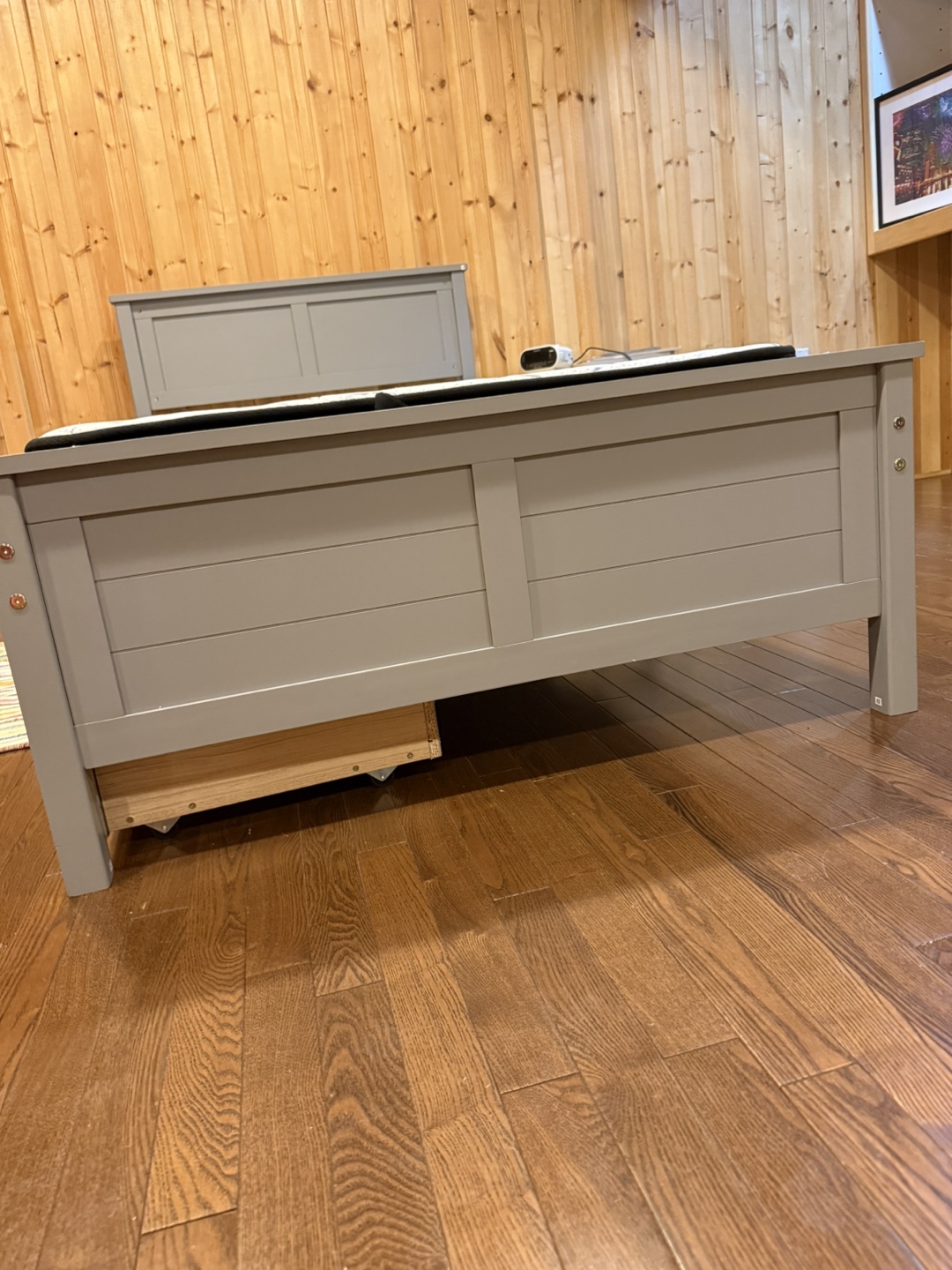 Twin bed frame with drawers - photo 2